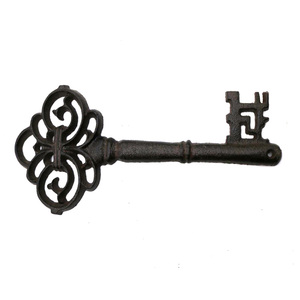 Clé squelette décorative de style antique, clé décorative pour cave à vin, clé de château pour la décoration de la maison - Product Image 5