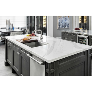 Nhà bếp Countertop thạch anh Top đá nhân tạo với giá thấp bán Trắng Phong Cách Hiện Đại thạch anh - Product Image 4