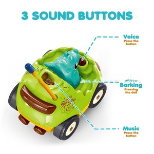 وصل حديثًا لعبة سيارة ديناصور بجهاز تحكم عن بعد مع أضواء ليد وموسيقى سيارات بتحكم عن بعد لعبة شخصين سيارة لعبة تنافسية - Product Image 4