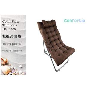 TUMBONA 55*146CM-10 Cojín y Almohada de Playa Rellenos de Algodón - Product Image 1