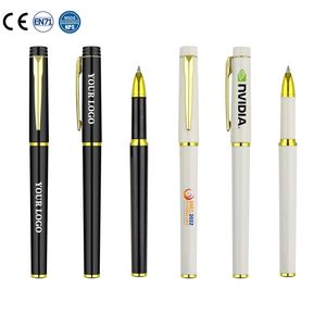 カスタマイズ可能なロゴ多色0.5mmジェルペンビジネス署名ペン黒青赤インクプラスチック素材 - Product Image 1