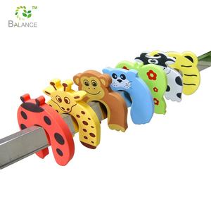 Producto de seguridad para bebés, protector de pellizco para dedos, animales multicolor, Tope de puerta divertido - Product Image 5