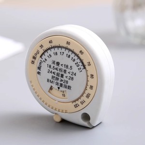 Water Droplet Automatic Retractable Health Measuring Tape 150cm <b>Mini</b> Soft Tape Measure For Waist Body Contour Measurement - Product Image 1
