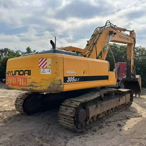 Excavadora de cadenas Hyundai 305lc-7s 2024 usada original de Corea del Sur con motor Cummins, 30 toneladas, capacidad de cazo de 1.38m - Product Image 1