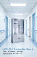 Meuble médical de haute qualité, armoire à médicaments en acier inoxydable, table de rangement verrouillable, petite armoire à médicaments