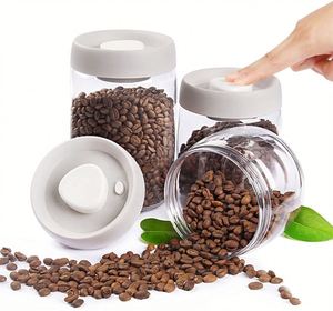 Vacare Plastic Vacuum Food <b>Storage</b> Containers Airtight Detachable Design 400ml/800ml/1200ml <b>Coffee</b> Bean Fruit <b>Storage</b> Kitchen - Product Image 2