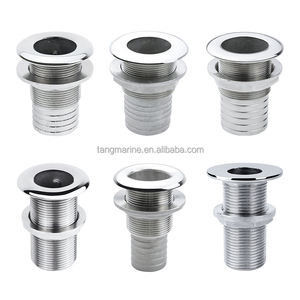 マリンスルーステンレススチールスルーハルフィッティングアウトレットボート用 - Product Image 1