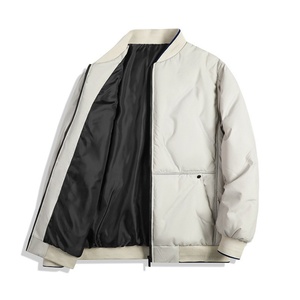 Abrigos de Plumón Personalizados sin Cuello para Hombre y Mujer, Tallas Grandes, con Logotipos Personalizados, Chaquetas de Béisbol de Invierno Rellenas de Poliéster - Product Image 2