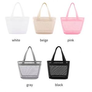 <b>Large</b> Mesh Travel <b>Bag</b> Organization Storage <b>Bag</b> Reusable Eco Clothing Portable Outdoor <b>Beach</b> Mesh Pouch Bathroom Cosmetic <b>Bag</b> - Product Image 5