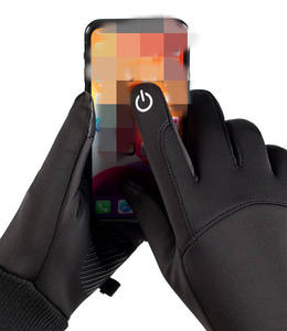 Gants d'hiver chauds à doigts complets, imperméables, coupe-vent, pour le cyclisme, les sports de plein air, la course à pied, la moto, le ski, avec écran tactile, en polaire et dacron - Product Image 6