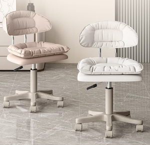 Silla Giratoria Artística Minimalista con Respaldo y Altura Ajustables, Silla <span class=keywords><strong>de</strong></span> Barbero/Computadora para el Hogar, Cómoda para Estar Sentado Durante Mucho Tiempo - Product Image 5