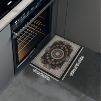 Tapis de sol de style européen pour salon, tapis de table basse, tapis de salle à manger, paillasson, tapis moderne tissé à la machine antidérapant