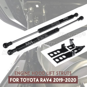 2Pcs Car Front <b>Engine</b> Bonnet Gas Struts <b>Bars</b> Damper Hood Lift <b>Support</b> Shock Gas Spring for Toyota RAV4 2019 2020 2021 - Product Image 1