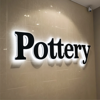 Letrero Kelly Personalizado con Retroiluminación LED, Letrero con Logotipo para Pared de Tienda de Belleza, Letrero con Letras 3D Personalizadas para Interiores, para Exhibición Publicitaria