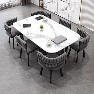 Bộ bàn ăn đá phiến dài cao cấp GEDO, thiết kế tùy chỉnh, giá rẻ, gồm 6 ghế - Product Image 3