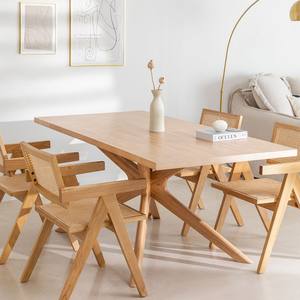 Sillas de comedor de ratán natural para restaurante, silla para eventos, madera plegable, venta al por mayor, muebles plegables duraderos para el hogar, madera de Fresno moderna - Product Image 6