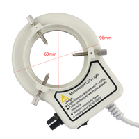 56 LED Anneau Lumière Illuminateur Lampe Pour L'industrie Vidéo Stéréo Microscope C MOUNT Lentille VGA USB Caméra 110V 220V