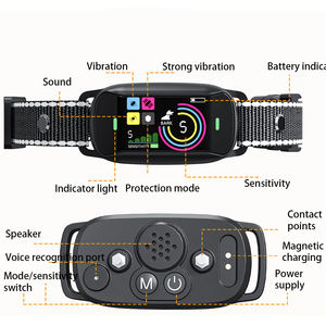 <span class=keywords><strong>Collar</strong></span> de Adiestramiento para Perros Recargable de Alta Calidad, 3 Modos, Sin Descargas, Antiladridos, con Pantalla LED - Product Image 6