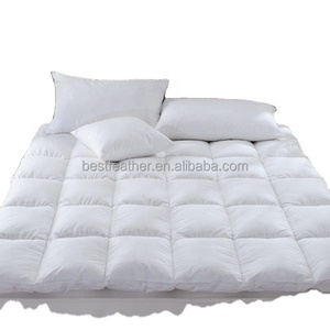 Oeko-tex Certified heat and warm soft hotel e home piumino e coprimaterasso <span class=keywords><strong>in</strong></span> <span class=keywords><strong>piuma</strong></span> - Product Image 1
