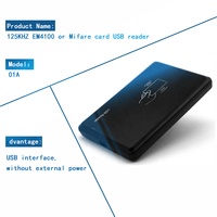 Mini lecteur de cartes USB, 125KHz, nouveau modèle, pas cher, interface USB, carte EM, clavier virtuel, ordinateur de bureau