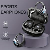Casque sans fil BX27 New BT5.4, écouteurs True Wireless TWS, étanches, intra-auriculaires, pour jeux, avec étui de charge LED