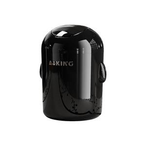 A&King Waste <b>Bin</b> Cylindrical With Lid Indoor Use <b>Large</b> Capacity - Product Image 4