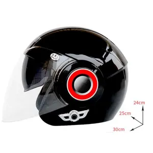 Helm Headset Dual Lensa Sepeda Motor Blue Tooth Murah