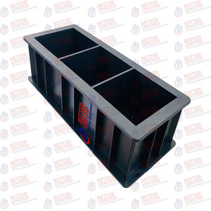 Molde de plástico de alta qualidade, forma de cubo de teste de concreto para bloco de concreto - Product Image 5