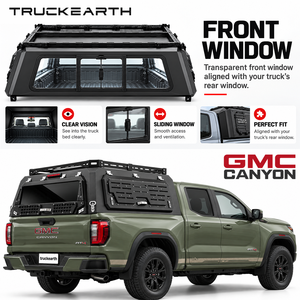 Cubierta para Camioneta TE GMC Canyon, Completamente de Aluminio, Resistente a la Intemperie, para Trabajo y Viajes al Aire Libre - Product Image 1