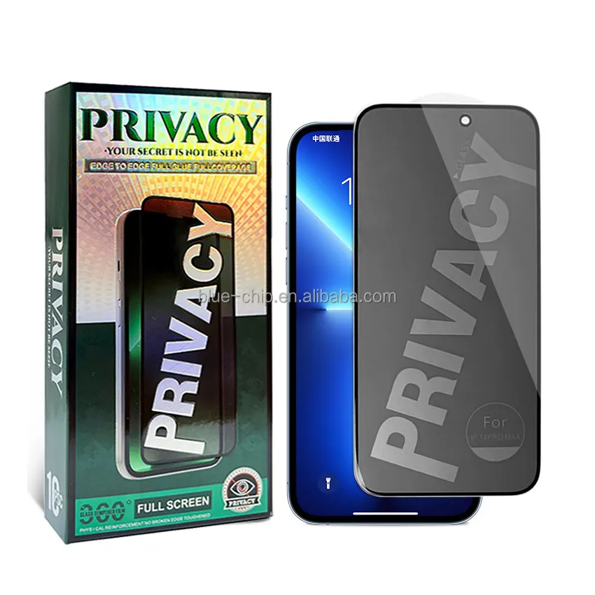 Per Iphone 13 14 Privacy Anti-spia Anti-peeping proteggi schermo Privacy in vetro temperato per iPhone 12 13 11 Pro Max