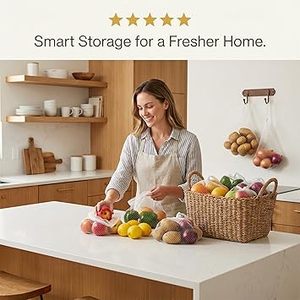 Huamaohengchun24inch Seafood Boil Bags Reusable,Seafood Bag <b>Mesh</b> for Clam Crab Crawfish,Boiling Bag for Vegetables,Potatoes - Product Image 3