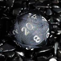 D20 Giant 55MM Liquid Core Dice DND RPG Dungeon Jeu de société Jeu de rôle Logo personnalisé Sharp Quicksand Dice