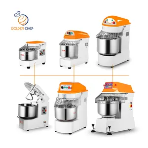 Misturador de pão espiral para preparação de massa, equipamento de cozimento para pizza, misturador de pão e massa, 3kg, 5kg, 8kg, 10kg, 12kg, 15kg, 20kg, 25kg, 50kg, 100kg