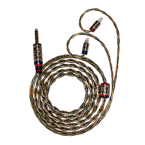 Yongse patrón en relieve Wukong 4,4mm enchufe auricular Cable 6N OCC mejorado equilibrado <span class=keywords><strong>HiFi</strong></span> Audio Gaming auricular Cable de auriculares - Product Image 1
