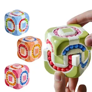 Puzzle Fidget Sensory Toy Stress abbau Rotierender Magic Bean Cube Lernspiel zeug für Kinder Erwachsene