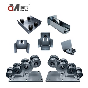 Nhà máy bán nhiệm vụ nặng nề 8-bánh xe Khung cửa treo con lăn có thể điều chỉnh thép cantilever cửa vận chuyển con lăn cửa trượt - Product Image 2