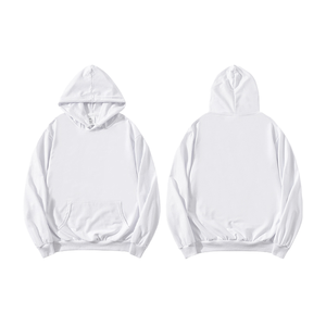 Sudadera con Capucha Sublimada, Transpirable y Ecológica, Totalmente Blanca, de Poliéster, para Hombre y Mujer, Disponible en el Almacén RTS USA - Product Image 4