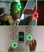 Lampe d'entraînement de réaction intelligente avec application, 4/6/8/12 ensembles, pour le football et la boxe, test de réaction lumineux