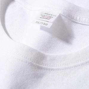 Wholesale Blank Men's Camisetas Regular Fit Solid 100% Premium Cotton T-Shirts with Custom Logo Label and Silk Screen Printing - Product Image 5