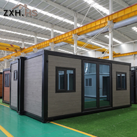 Maison préfabriquée élégante et panneaux muraux décoratifs Maisons préfabriquées Maison conteneur de 20 pieds