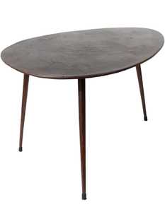 Industries Azora modernes Table basse pliable en fonte d'aluminium et table d'appoint pour le salon - Product Image 4