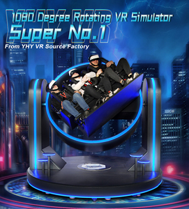 Simulateur de montagnes russes YHY Super Roller Coaster, équipement <span class=keywords><strong>VR</strong></span> à rotation 1080°, fonctionnant à monnayeur, salle d'exposition de réalité virtuelle du Guangdong - Product Image 4