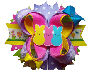 Venta al por Mayor de Lazos para <span class=keywords><strong>el</strong></span> Cabello con Diseño de Conejito de Pascua, Lazos de Huevo de Pascua, Accesorios para <span class=keywords><strong>el</strong></span> Cabello de Niños - Product Image 3