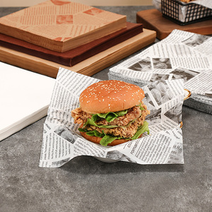 Wholesale PE Coated <b>Food</b> Grade Deli Packaging Custom Design and Size Grease Proof Sandwich <b>Paper</b> Hamburger <b>Wrapping</b> <b>Paper</b> - Product Image 5