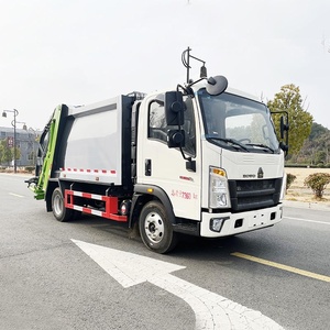 รถบรรทุกอัดขยะ SINOTRUK HOWO 4X2 4-6CBM คุณภาพเยี่ยม สำหรับงานสุขาภิบาลสาธารณะและการทำความสะอาดในเมือง - Product Image 3