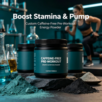 Boost Stamina & Pump Poudre énergétique naturelle sans caféine pour adultes - Complément nutritionnel sportif personnalisé