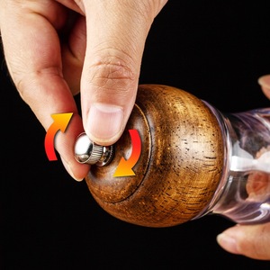 <span class=keywords><strong>Moulin</strong></span> à <span class=keywords><strong>poivre</strong></span> manuel en bois massif et plastique transparent, écologique, avec poignée en chêne, pour <span class=keywords><strong>poivre</strong></span> noir, <span class=keywords><strong>poivre</strong></span> du <span class=keywords><strong>Sichuan</strong></span> et sel rose - Product Image 4