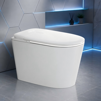 WC intelligent à poser au sol avec siège chauffant, télécommande, fonction lavage et séchage, WC électrique moderne monobloc pour maison, hôtel, villa