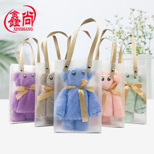 Bolsa de Regalo con Forma de Oso Xinshang, Recuerdos de Boda, Morado, Azul, Rosa, Verde, Blanco, Beige, Personalizable - Product Image 3