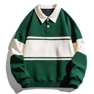 <span class=keywords><strong>Felpa</strong></span> Universitaria da Uomo con <span class=keywords><strong>Collo</strong></span> <span class=keywords><strong>a</strong></span> <span class=keywords><strong>Polo</strong></span> in Misto Cotone Invernale Personalizzabile con Logo OEM - Product Image 1